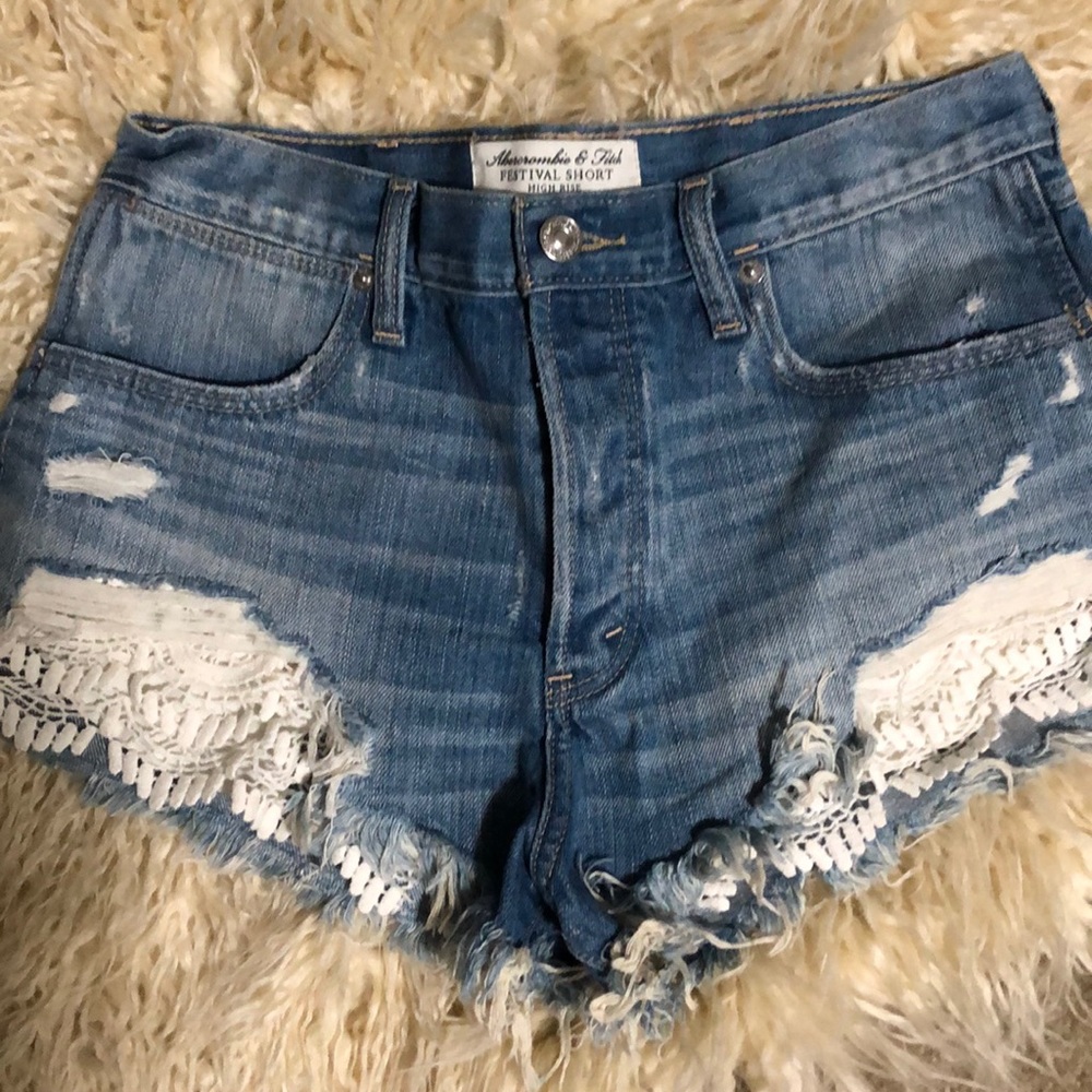 Abercrombie cutoff shorts